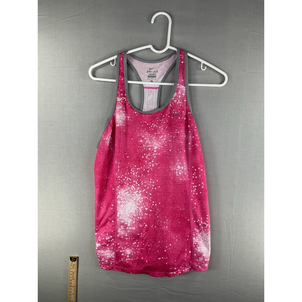 Nike‎ Dri-FIT Women's Pink Racerback Athletic Tank Top Size M